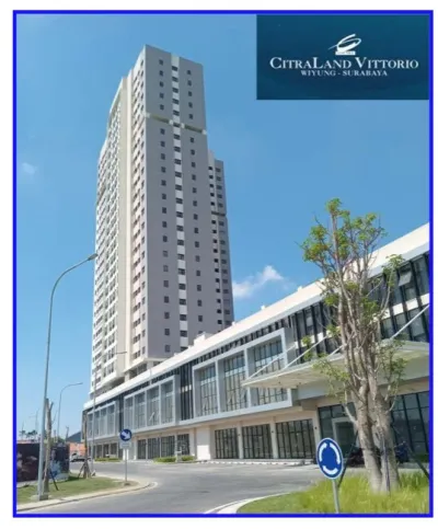 Apartemen Surabaya Barat Nyaman area Wiyung Citraland Vittorio - Galeri 1