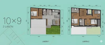 Best Price! Grand Eastern Eastern Spring 2 Lantai LT 78 LB 111 – Luas & Elegan - Surabaya Timur - Galeri 2