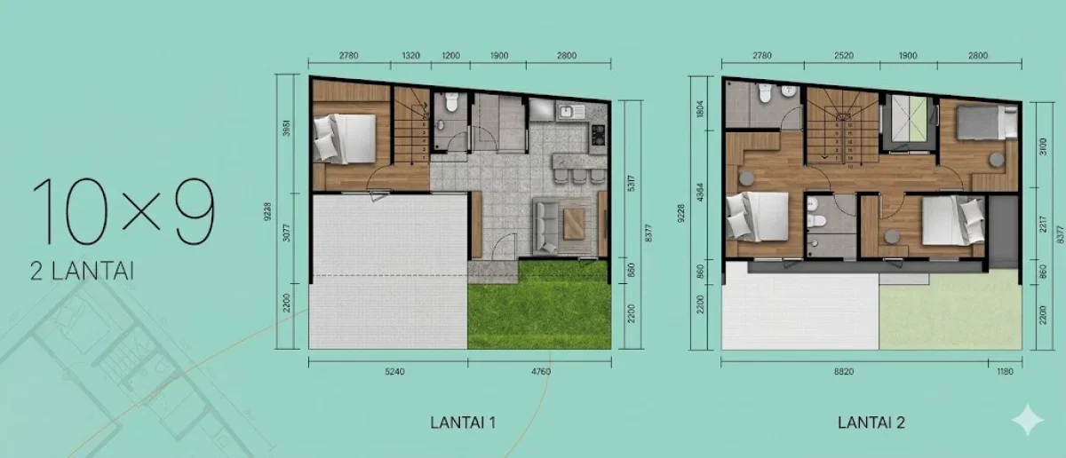 Best Price! Grand Eastern Eastern Spring 2 Lantai LT 78 LB 111 – Luas & Elegan - Surabaya Timur - Galeri 2