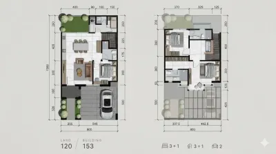 Citra Garden Sidoarjo Tipe Caspian Rumah Elegan & Desain Modern - Galeri 2