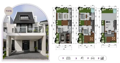 Citraland Driyorejo: Bianca 2 Lantai Plus Attic | Rumah Idaman Keluarga - Lokasi Strategis - Galeri 2