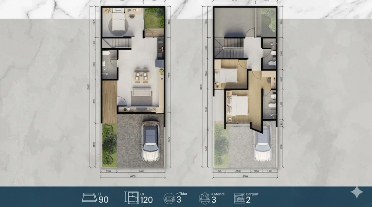 Exclusive Unit! Central Park MERR Phase 5 Tipe Lumina – Hunian Berkelas di Timur Surabaya  - Galeri 2