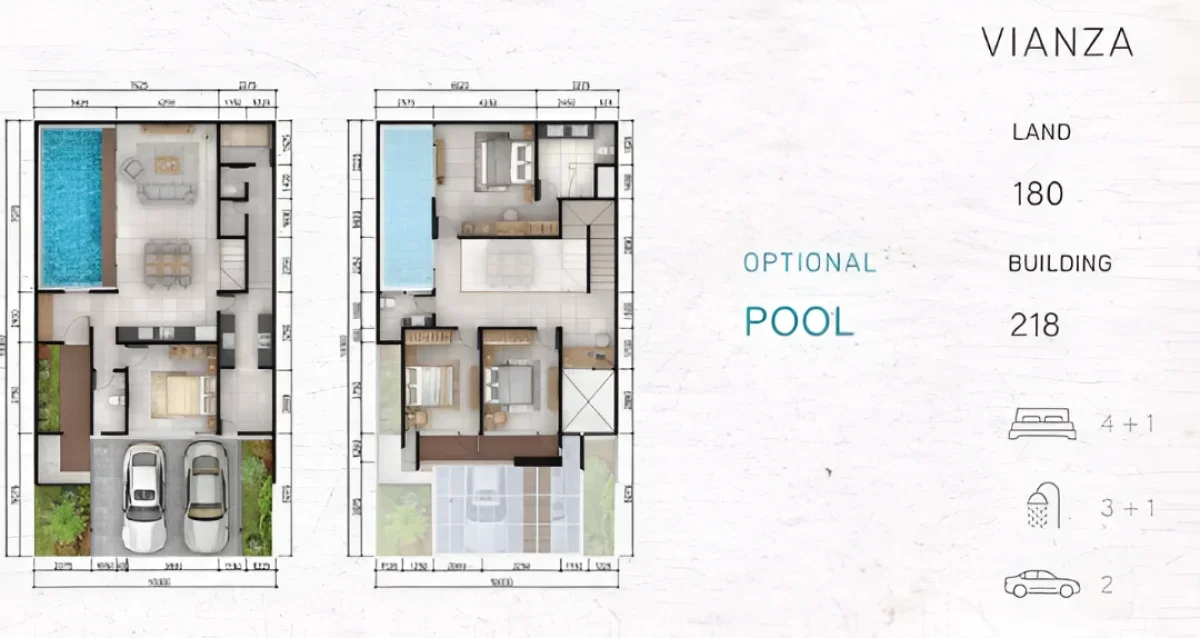 Greenlake Vianza With Pool – Hunian 2 Lantai Elegan Surabaya Barat  - Galeri 2
