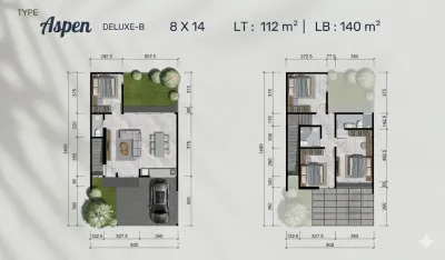  Hunian Eksklusif Aspen Deluxe B di - Palma Grandia CitraLand Surabaya Barat  - Galeri 2
