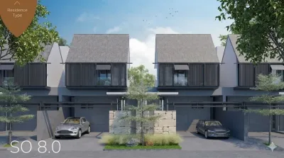 Hunian Elite Tipe C + Attic, Lokasi Strategis Surabaya Barat - The Sonoma Dian Istana  - Galeri 1