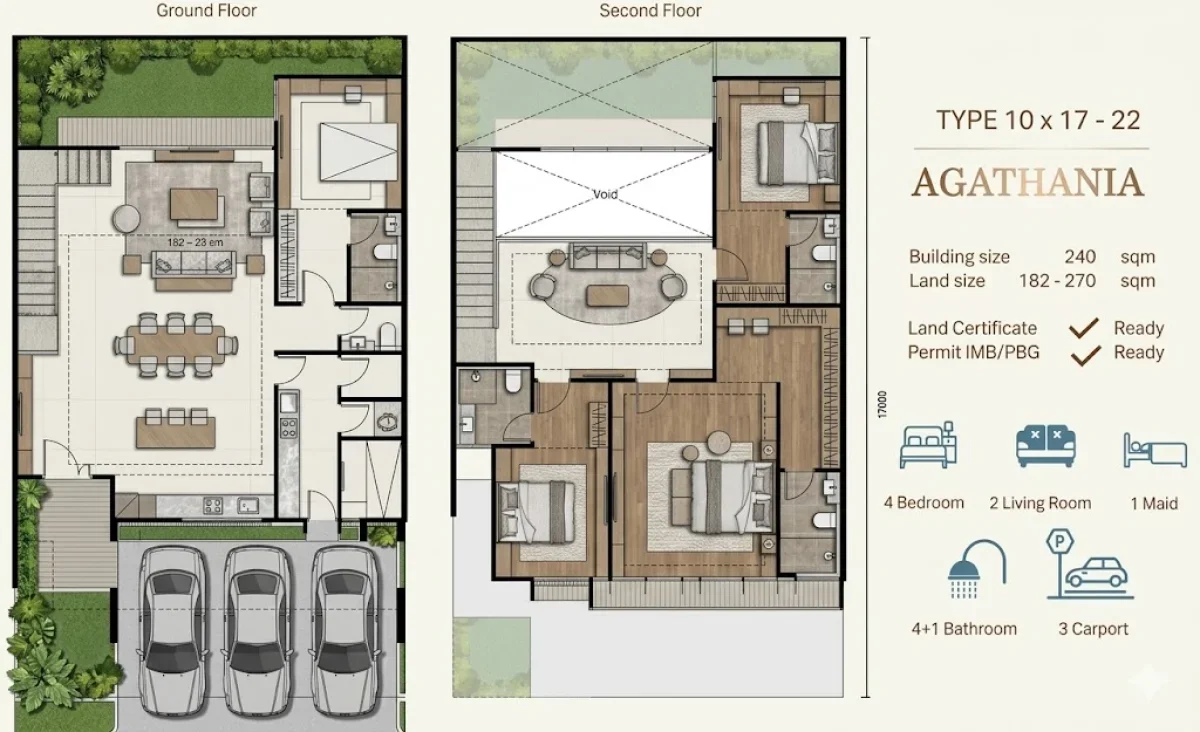 Hunian Mewah & Luas - Darmo Graha Residence Surabaya Barat - Tipe Agathania - Dekat Akses Tol – Nyaman, Strategis, dan Prestisius - Galeri 2