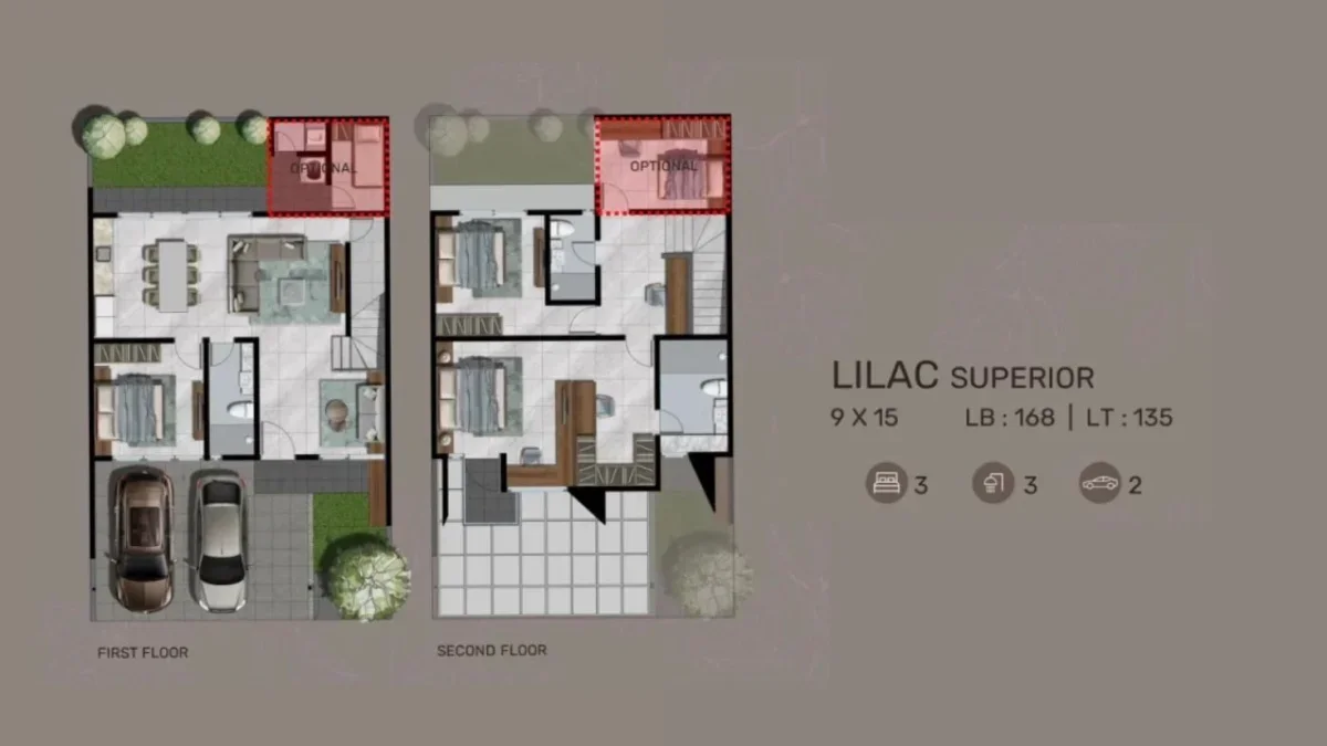 Hunian Nyaman Northwest Hill tipe Lilac Superior  -  Surabaya Barat CitraLand - Galeri 2