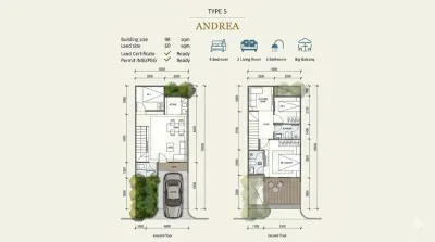 Hunian Premium di Darmo Graha Residence Surabaya Barat – Tipe Andrea - Fasilitas Lengkap & Eksklusif - Dekat Pakuwon Mall - Galeri 2