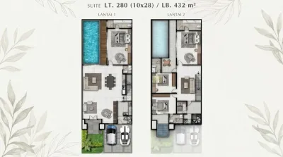 Luxury Tropical House! - Grand Golf Belvedere Gianna Suite 2 Lantai+ Kolam Renang -Pakuwon Indah  - Galeri 2