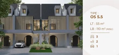 New Launch! Dian Istana Tipe New Oasia + Attic Hunian Modern Premium - Surabaya Barat - Dekat Akses Tol Satelit - Galeri 2