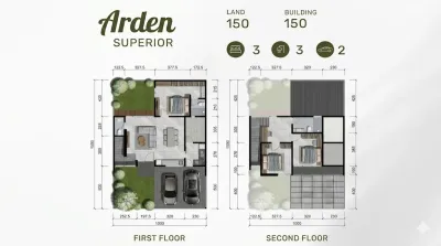 New Unit! Rumah Palma Grandia Citraland - Arden Superior - Desain Elegan & Nyaman - Kawasan Strategis Surabaya Barat - Galeri 2
