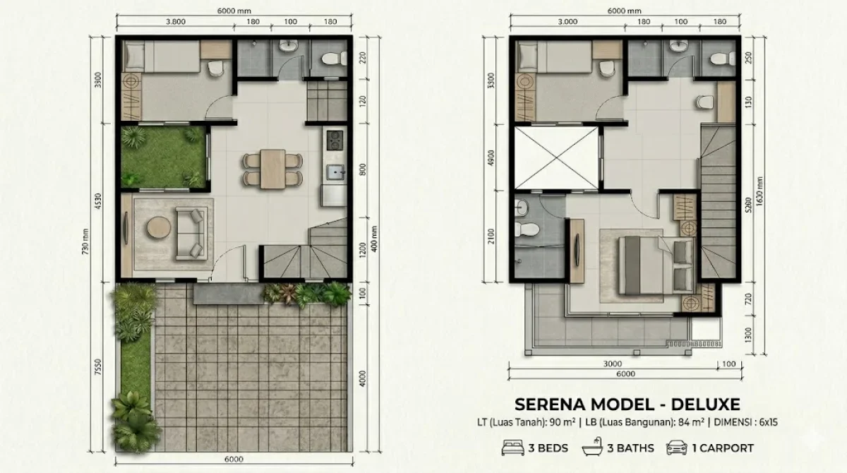 Pilihan Tepat Generasi Masa Kini !  Loka Savera Deluxe - Amesta Living - Surabaya Timur - Galeri 2