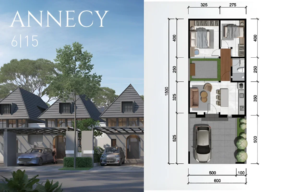 Pilihan tepat! - Rumah Classic Modern tipe Annecy - Citra Garden Sidoarjo - Galeri 2