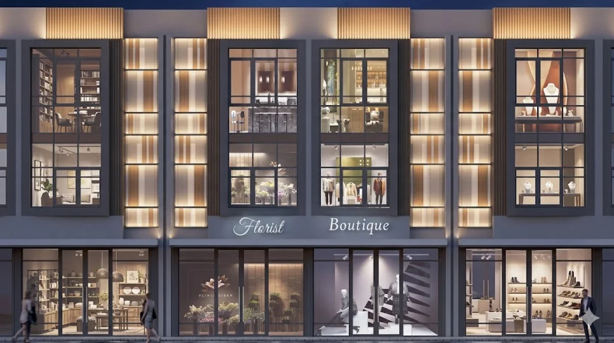 Ruko Eksklusif 4 Lantai - Tahap 1 Beverly Shopping Arcade Pakuwon City Surabaya Timur - Cocok untuk Bisnis