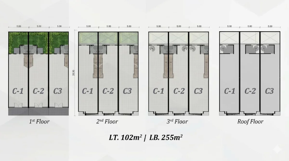 Ruko Eksklusif 4 Lantai - Tahap 1 Beverly Shopping Arcade Pakuwon City Surabaya Timur - Cocok untuk Bisnis - Galeri 6