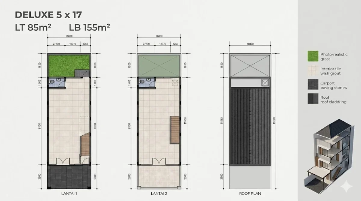 Ruko Eksklusif K-Walk Avenue – Investasi & Usaha Sekaligus - Tipe Deluxe Citraland City Kedamean - Galeri 2