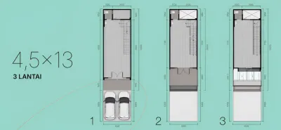 Ruko Grand Eastern LT 58,5 m² 3 Lantai  – Akses Mudah & Lingkungan Bisnis Berkembang - Galeri 2