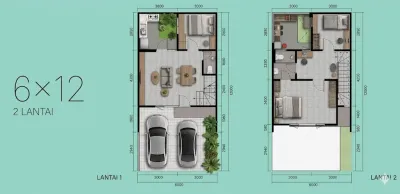 Rumah Cantik - Grand Eastern Eastern Spring LT 72 LB 96 Lingkungan Nyaman - Surabaya Timur - Galeri 2