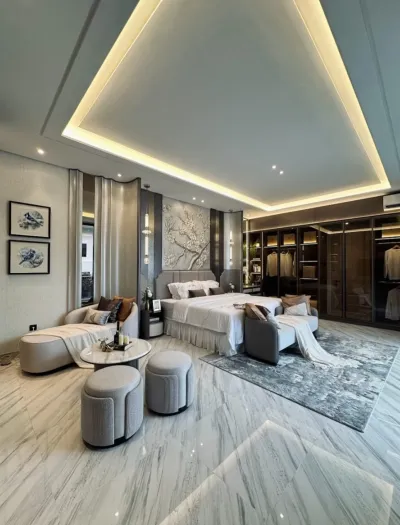 Hunian Elite Classic Modern Tipe Gerald Pool di Belvedere Grand Golf Pakuwon Indah - Surabaya Barat - Galeri 10