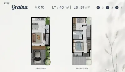 Rumah Cluster Premium Northwest Garden tipe Graina CitraLand Surabaya  - Galeri 2