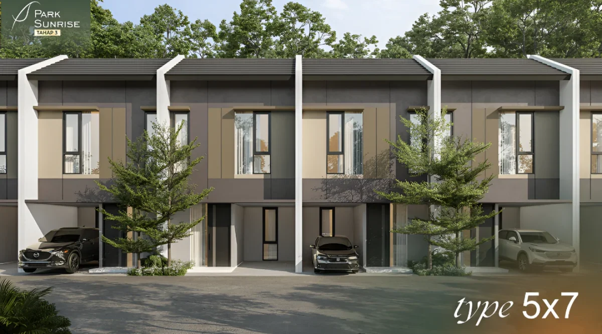 Rumah Compact Park Sunrise 5x7, Nyaman & Hemat Budget - Surabaya Timur 