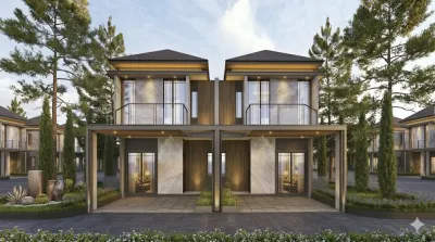 Rumah Eksklusif - Tipe Barrion Darmo Graha Residence 2Lantai -  Lokasi Super Strategis di Surabaya Barat