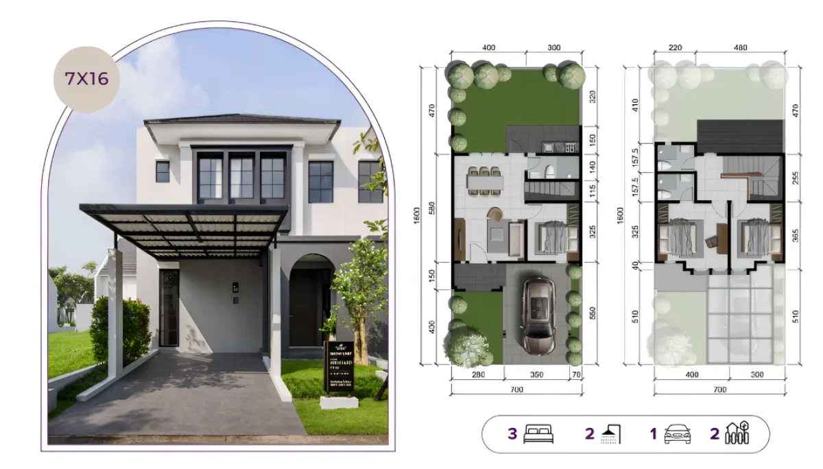 Rumah Idaman Tipe Bernhard CitraLand Driyorejo - Nyaman & Eksklusif  - Galeri 2