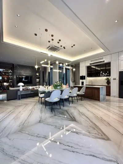 Rumah Luxury Pakuwon City Grand Cayman tipe Jeremy  - 2 Lantai Moderrn & Kolam Renang Pribadi - Dekat ITS Surabaya Timur - Galeri 4