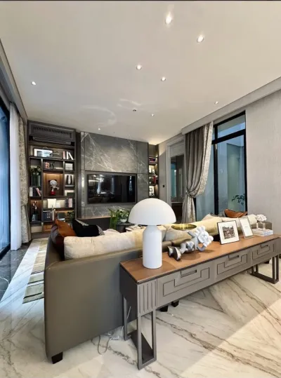 Rumah Luxury Pakuwon City Grand Cayman tipe Jeremy  - 2 Lantai Moderrn & Kolam Renang Pribadi - Dekat ITS Surabaya Timur - Galeri 5