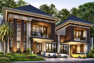 Pakuwon City Grand Caymand – Tipe Jeremy: Rumah 2 Lantai Moderrn & Kolam Renang Pribadi