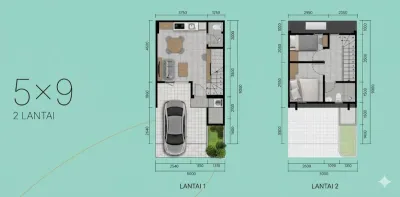 Rumah Minimalis Eastern Hill Surabaya LT 45 LB 59 - Pilihan Tepat untuk Hunian Pertama- Dekat Tol Waru-  - Galeri 2