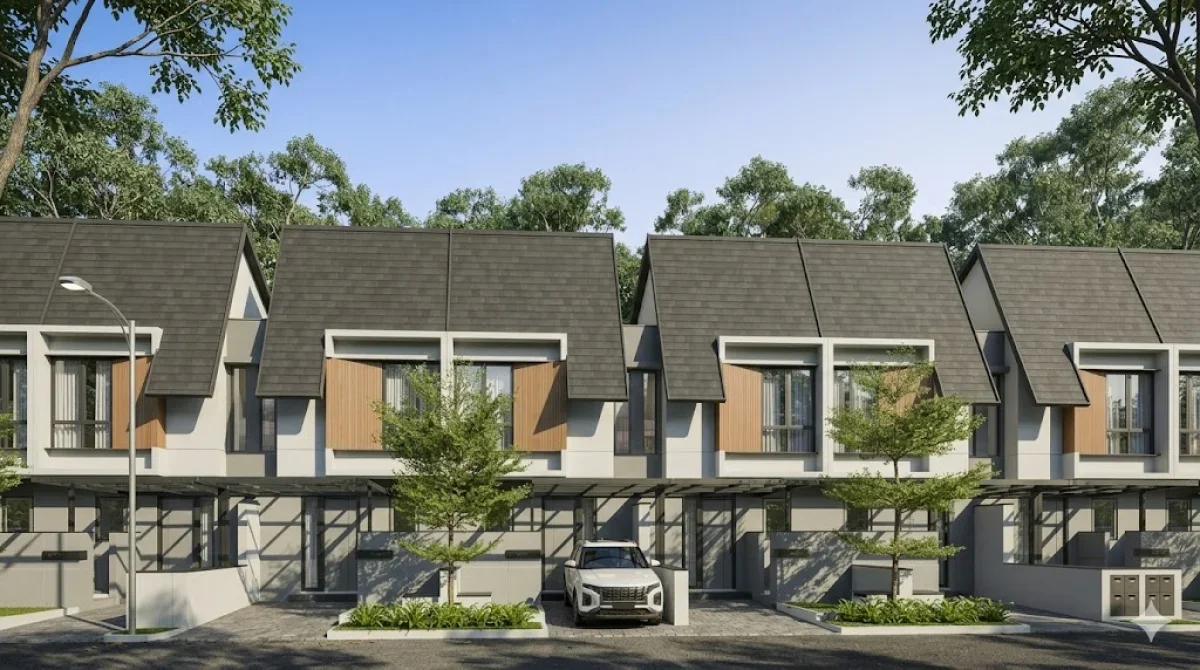 Rumah Minimalis Elegan 2 Lantai - Harvest Link Tipe Meta Standart, Cocok untuk Keluarga Muda - Surabaya Selatan