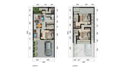Rumah Minimalis - Puri Galaxy Cluster Jasmine Courts Surabaya Timur - Dekat Galaxy Mall  - Galeri 2