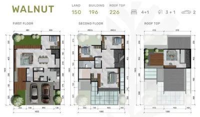 Unit Eksklusif! Dempsey Hill tipe Walnut Rooftop --- Siap Huni Surabaya Barat  - Galeri 2