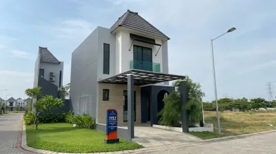 RUMAH MODERN OPRA CITY TIPE F - Desain Minimalis Elegan, Gresik Jawa Timur