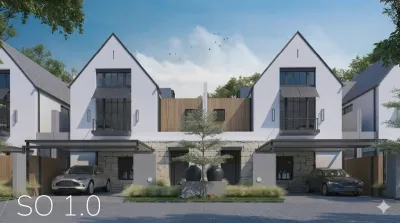 Rumah Modern Tipe B + Attic, Lebih Luas & Fleksibel untuk Keluarga - Dian Istana The Sonoma  - Dekat Pakuwon Mall Surabaya - Galeri 1