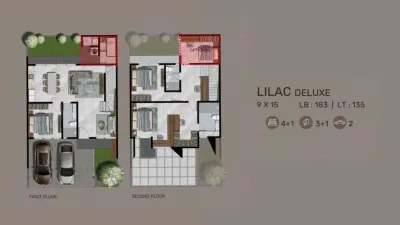 Rumah Premium Northwest Hill - Lilac Deluxe - Hunian Eksklusif Surabaya - Galeri 2