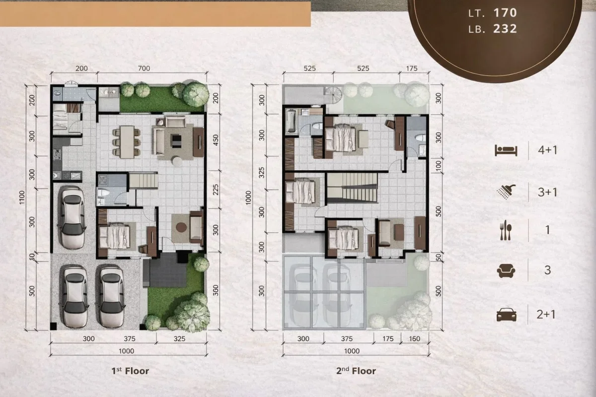 Rumah Premium Tipe Ambrosia – Oakwood Park Citraland Surabaya - Galeri 2