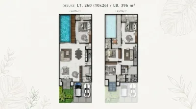 Premium Cluster+Kolam Renang Kawasan Elite - Grand Golf Pakuwon Indah Surabaya Barat - Gerald Deluxe  - Galeri 2