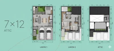 Super Worth It! Grand Eastern Surabaya+ Attic LT 84 LB 124 – Eastern Spring - Luas Maksimal Modern & Fungsional  - Galeri 2