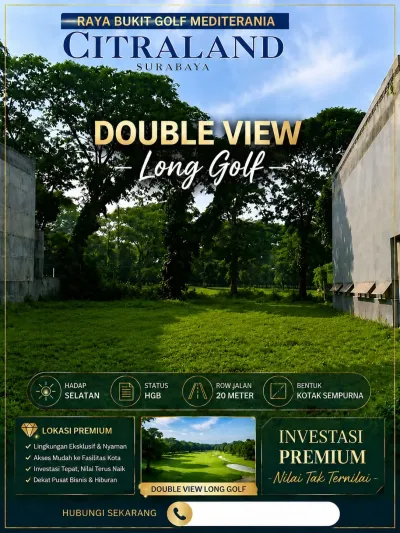 TANAH DIJUAL – LOKASI PREMIUM RAYA BUKIT GOLF MEDITERANIA ✨ LONG GOLF VIEW - EXCLUSIVE LIVING - PREMIUM LOCATION ✨  - Galeri 1