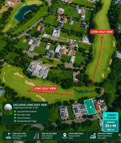 TANAH DIJUAL – LOKASI PREMIUM RAYA BUKIT GOLF MEDITERANIA ✨ LONG GOLF VIEW - EXCLUSIVE LIVING - PREMIUM LOCATION ✨  - Galeri 3