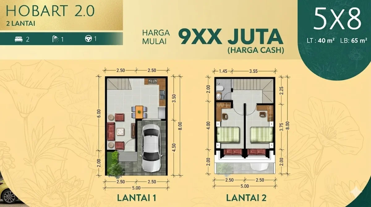 Tipe 5x8 Regency One Eastpoint Phase II – Solusi Rumah Pertama! - Surabaya Timur - Galeri 2