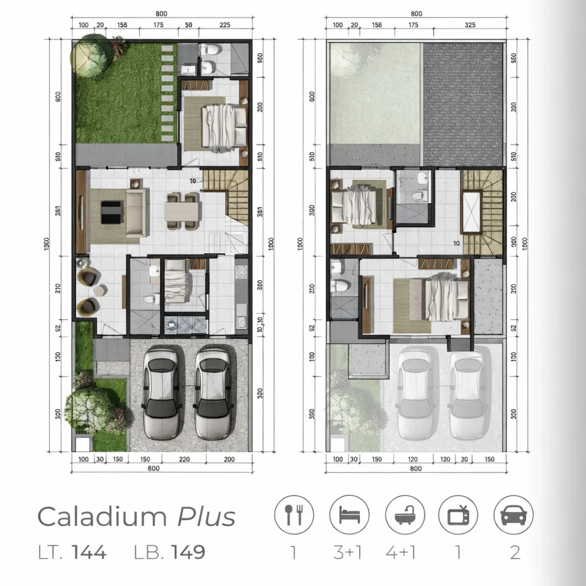 Unit Favorit! Buona Vista Tipe Caladium Plus LT 144 - Surabaya CitraLand - Galeri 2