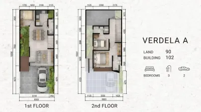 Unit Pilihan! Rumah Modern Greenlake Verdela A - Lokasi Strategis Surabaya Barat - CitraLand - Galeri 2