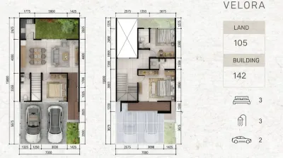 Unit Premium! GreenLake tipe Velora -Hunian Modern di Kawasan Premium - Surabaya Barat Lokasi Strategis  - Galeri 2