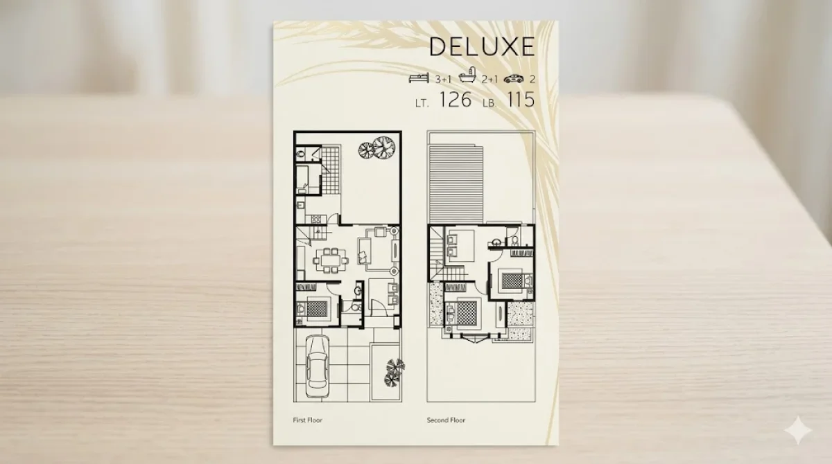 Unit Premium - Rumah Tipe Aspara Deluxe di Grand Harvest Surabaya – Hunian Elegan & Lebih Luas - Galeri 2