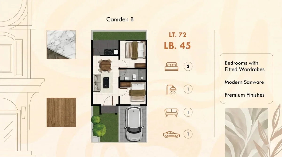Unit Terbatas! Hunian Nyaman Tipe Camden 1 Lantai Citra Harmoni Sidoarjo - Lokasi Strategis - Galeri 2