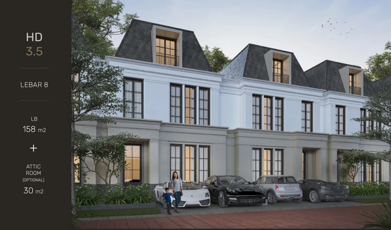 The White House Dian Istana: Rumah American Style di Wiyung