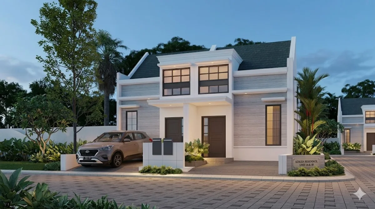 Elegant Minimalist House! Tipe Rafflesia 1 Lantai – Taman Jivva Kemlaten Surabaya -  Dekat Unesa Surabya